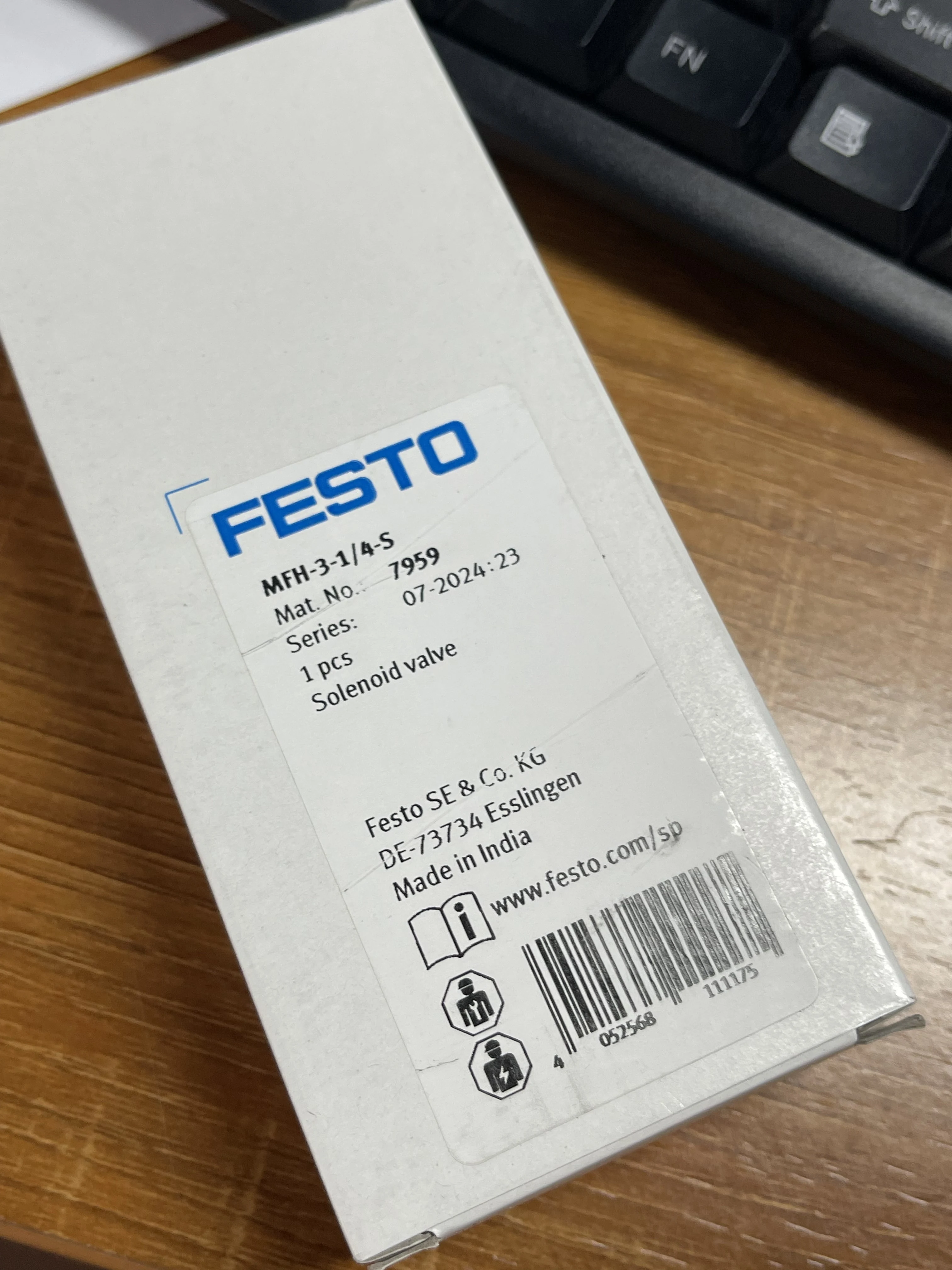 FESTO Solenoid Valve MFH-3-1/4-S FESTO Solenoid Valve MFH-3-1/4-S