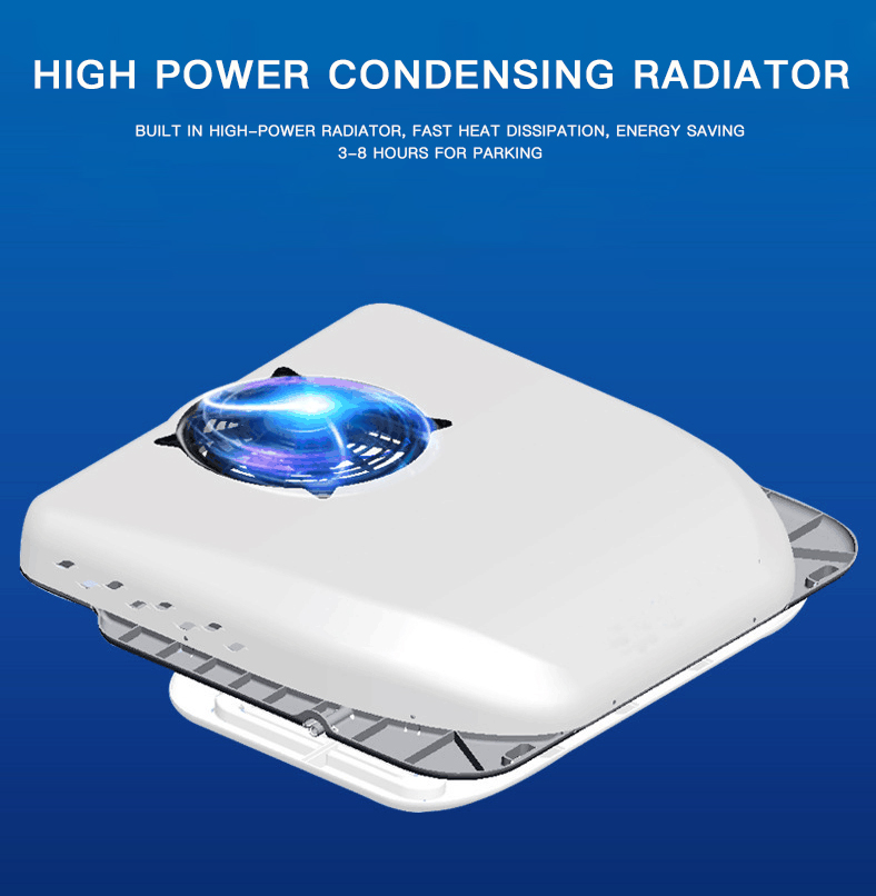 Red White Top Roof Sunroof All In One Universal Air Conditioner Truck