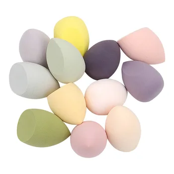 2024 Hot Selling Cosmetic Sponge Loose Powder Puff Private Super Soft Washable Egg Makeup Beauty Sponge Set