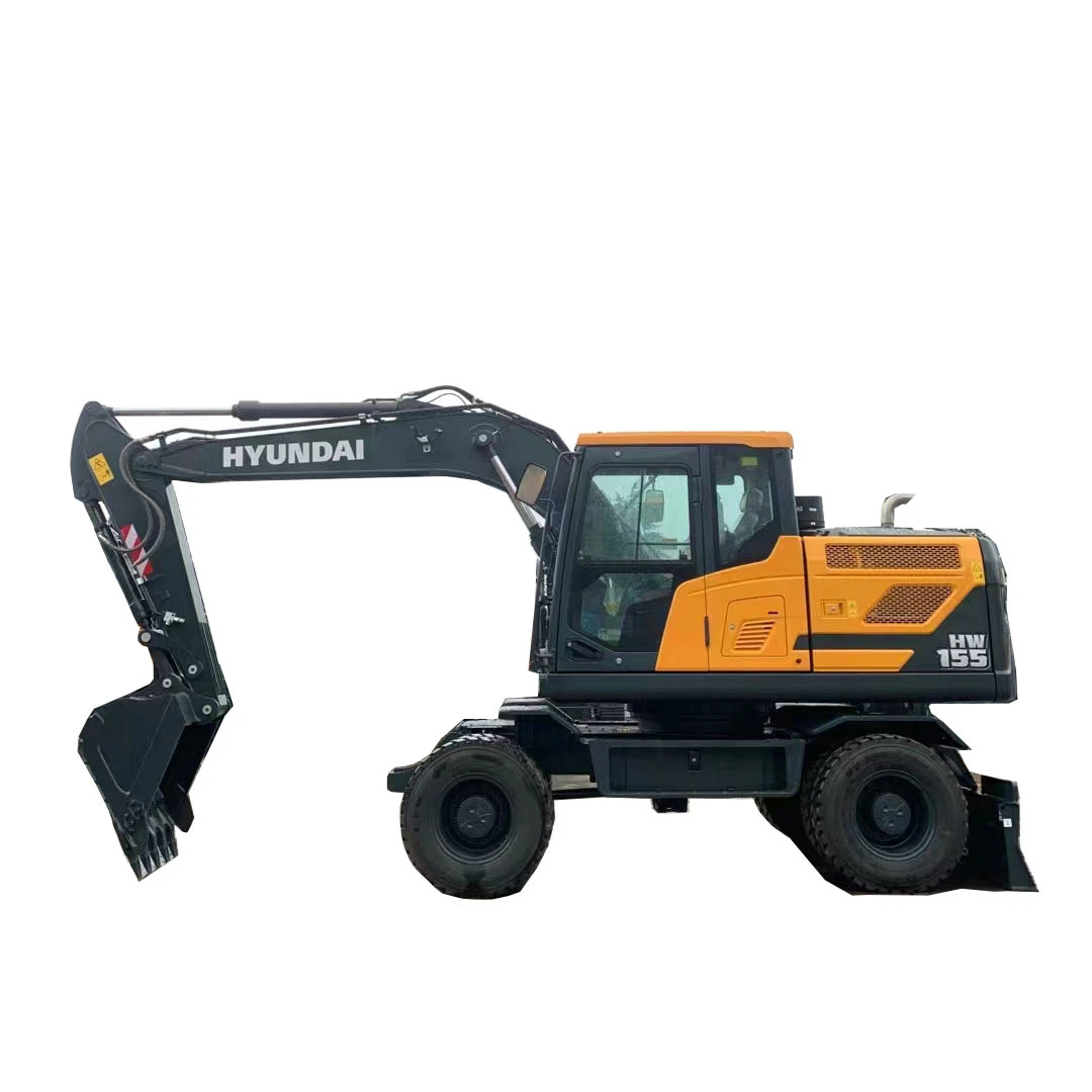 2023 Almost New Hyundai 150 Wheel Excavator Hyundai Hw150 Digger For ...