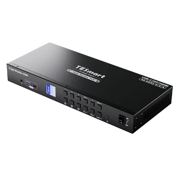 Commutateur KVM HDMI 8 Ports – 4K@30Hz – Pour 8 PC Et 1 écran – Avec EDID, Détection Auto, Télécommande IR, RS232 – Gestion Multi-systèmes