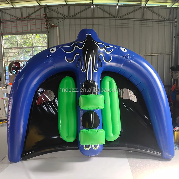 APEX IFW001 Inflatable Towable Flying Manta Ray & Ski Tube Crazy Boat ...