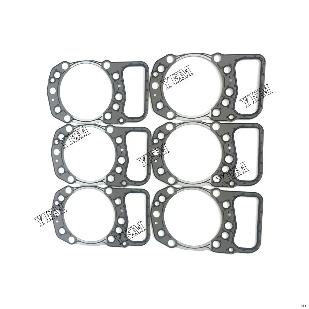 New Machinery Engine Full Gasket Kit With Head Gasket For Mitsubishi S6A2 Engine Rebuild Repair Aftermarket Parts