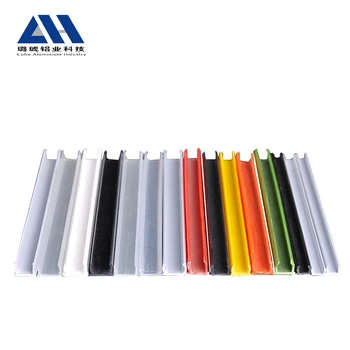 Cover Strip and U-strip aluminum profile accessories for glass panel fittings insert aluminum profile