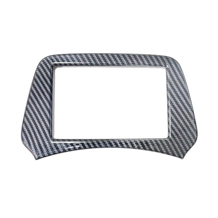 Car Interior Accessories ABS Imitate Carbon Dashboard Panel Trim Central Control Molding Strip Trim Cover For BYD ATTO 3 2022