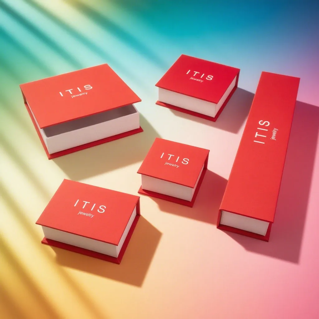 Luxury Custom Logo Jewelry Box – Paper Gift Packaging for Rings, Necklaces & Fine Accessories