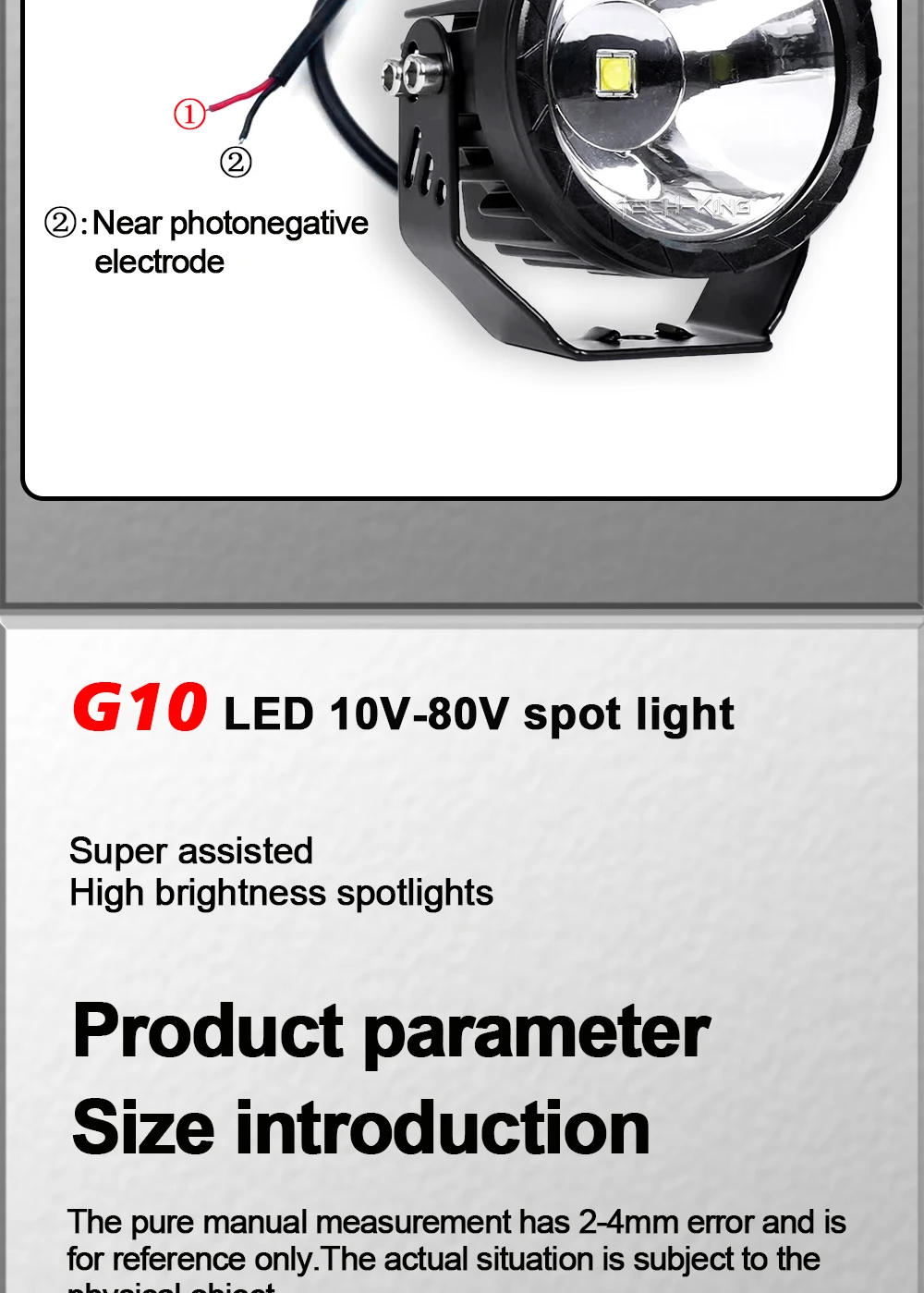 Super Bright 3.5 Inch Spot White Yellow LED Work Light For Car SUV Offroad Motorcycle ATV UTV BUS Truck 10-80V Fog lamp