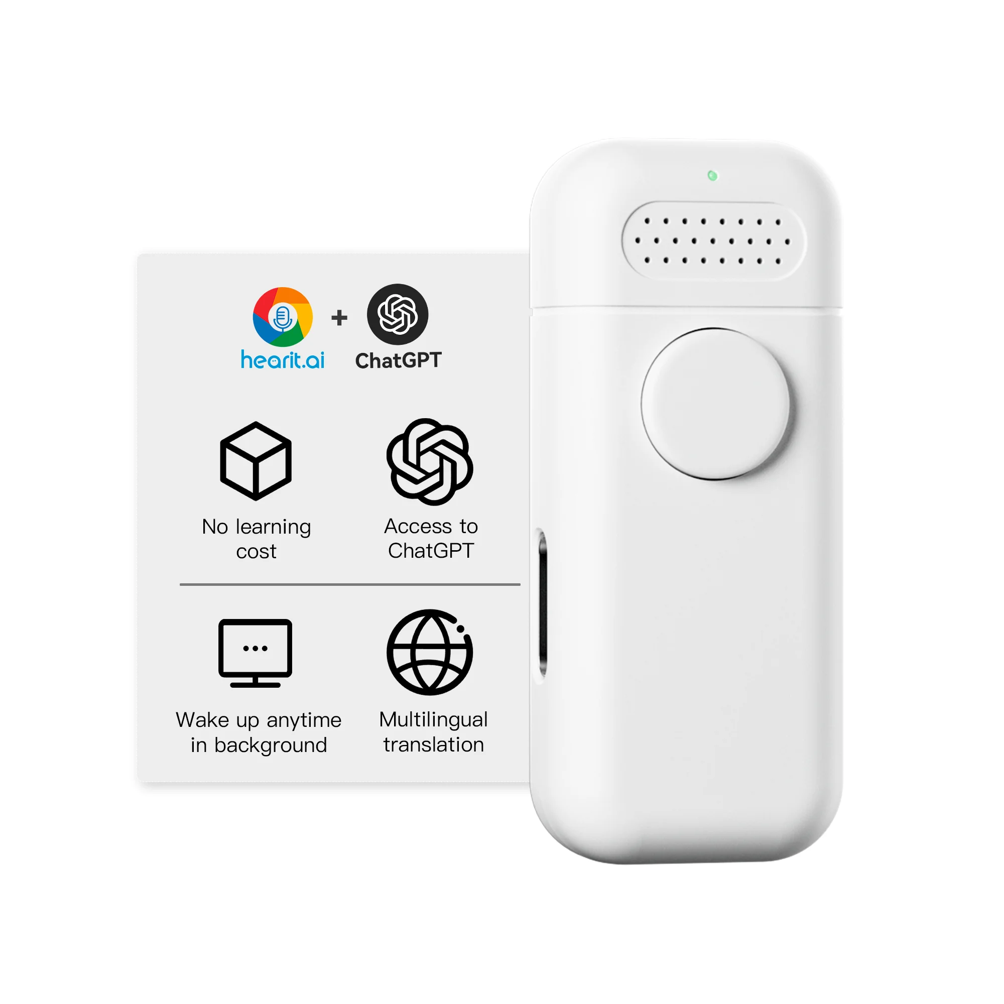 新品同様 omi Wearable ChatGPT 正規品 ODM Wearable Ai Healthcare ChatGPT AI Microphone ABS Pocket
