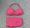 Rose pink with shorts