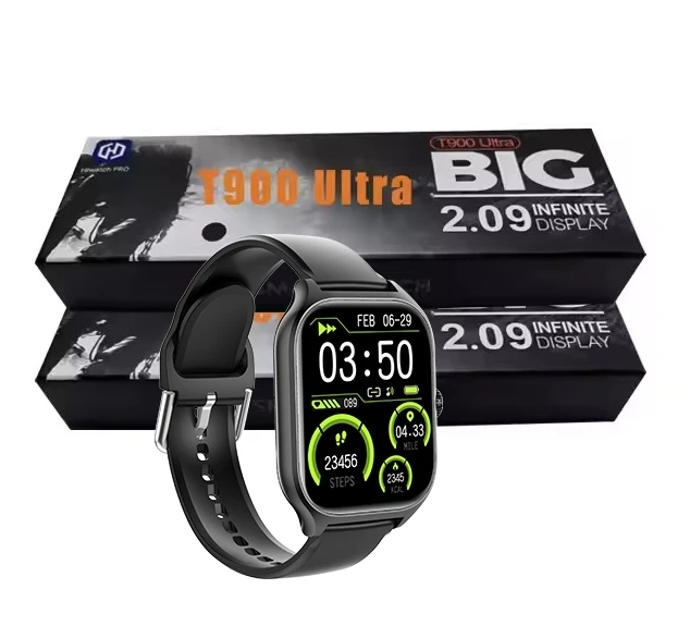 Ultra2 Pro Max T800 T900 Smart Watch 2.09 Inch Series 8 9 TFT Display Square Shape Answer Call Function