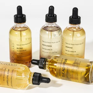 Wholesale Organic Flower Oil Hair Nail Skin Face Rose Body Massage Oil