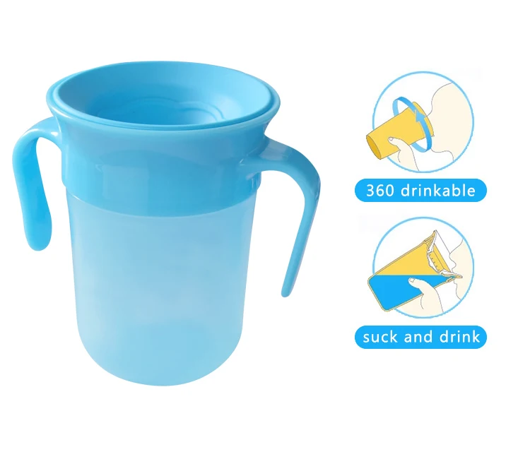 Mangeoire Magique Pour Bebes Bouteille D Eau Avec Poignee Gobelet D Entrainement Pour Macher Fournitures Pour Nourrissons 360 Buy 360 Formation Sippy Tasse Bebe Gobelet Avec Poignee Bebe Bouteilles D Eau Product On Alibaba Com