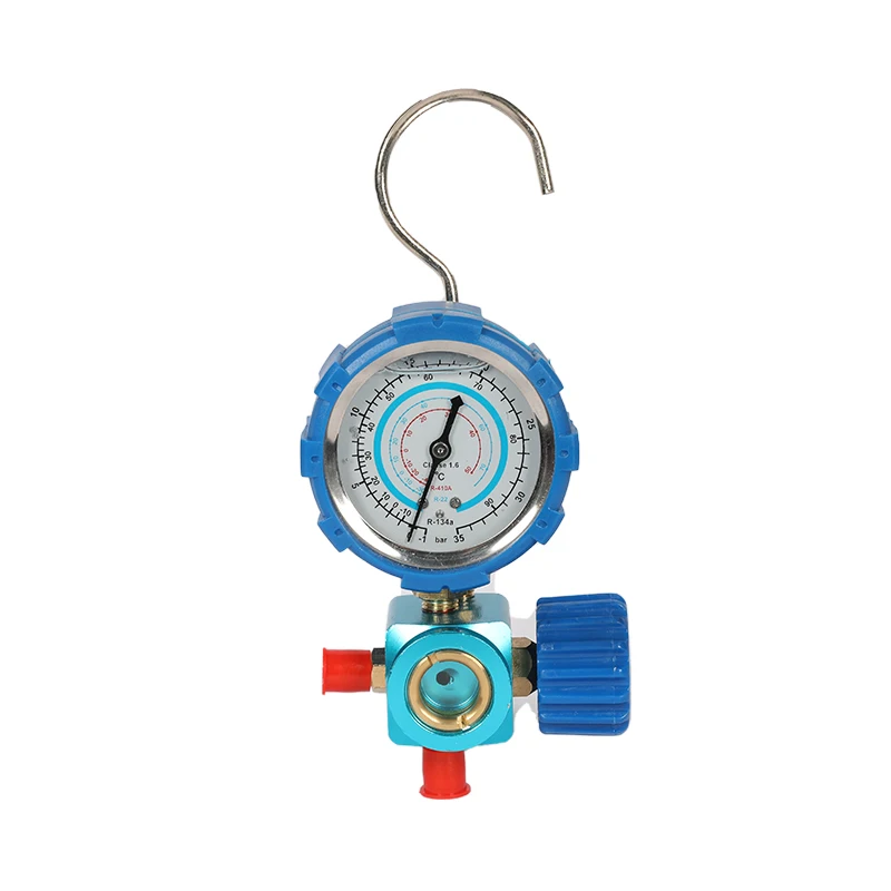product air conditioner refrigerant r410a r22 r134a r407c ac manifold gauge set with hose-5