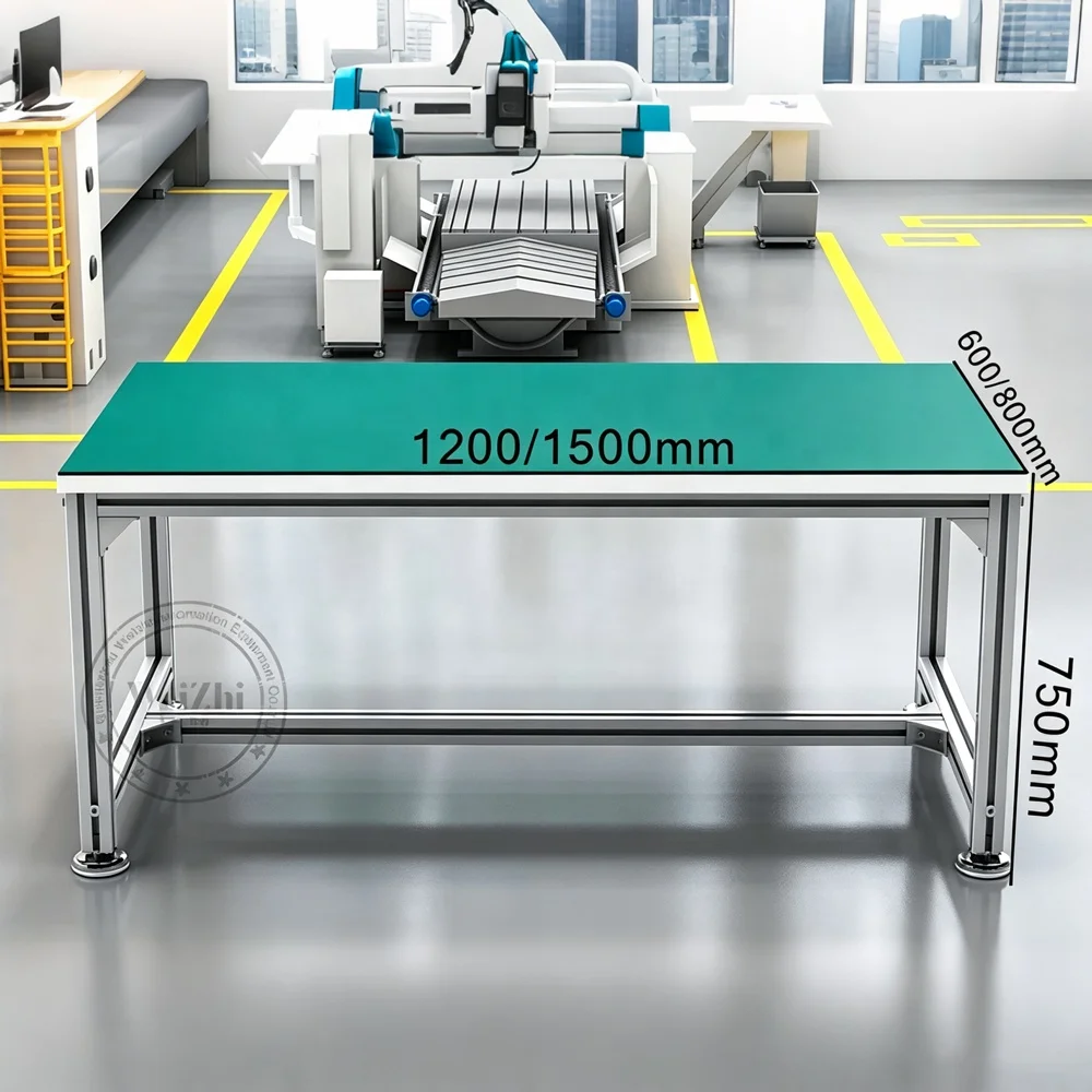 Weizhi Factory Direct Sale Assembly Aluminum Workbench Laboratory Work Benches Workshop Workbenches Table