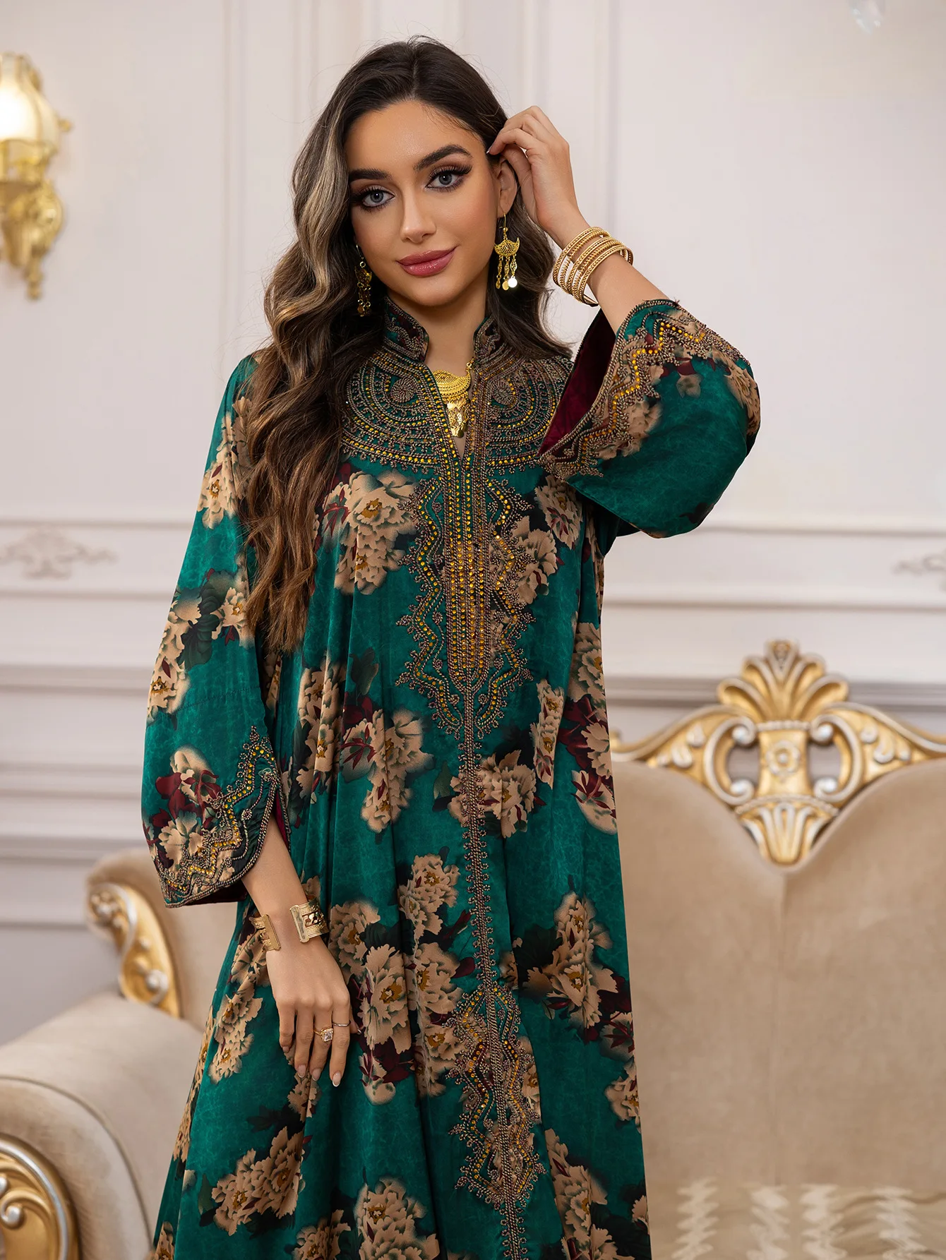 chinese dress ladies Designer Luxury Lawn Dress for Eid Latest Designs  Nameera by Farooq