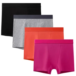 BAICHUAN Womens Organic Cotton Underwear Breathable Pack 3 Inseam Woman Boxer Briefs Wholesale