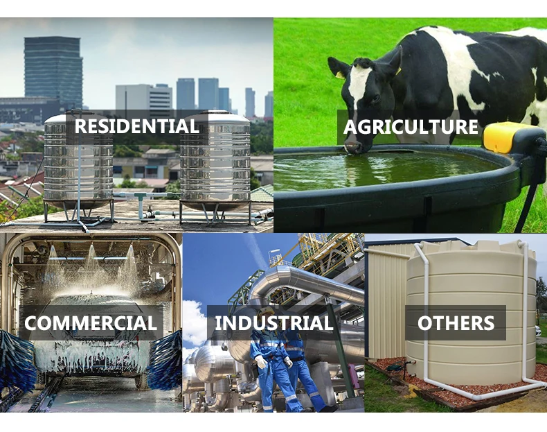 Plastic 1/2" Cistern Float Ball Valve Level Controller for Livestock Trough Water Tank Asemble Through Horse Cattle Au Qatar