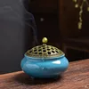 Motif craquelé bleu ciel-avec coton ignifuge