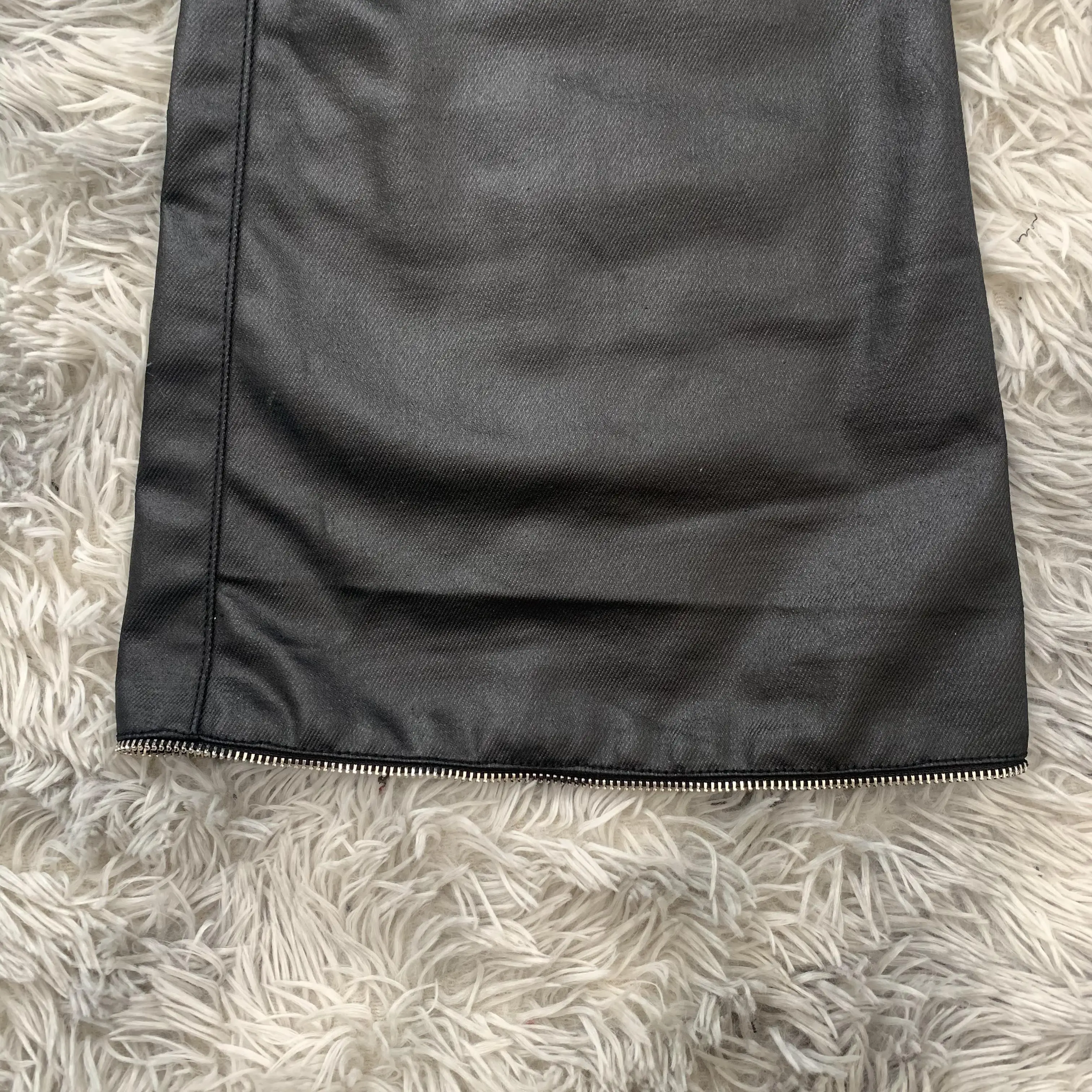 Mados kūrybingos „Multi“ užtrauktuko kišenės laisvos „bootcut“ kelnės su užtrauktuku ir „baggy wa“ džinsais, hiphopo vyriškos džinsinės kelnės, gatvės apranga_voghion.com