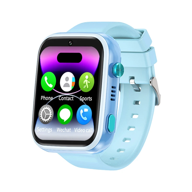 Smart Watch for Kids Oem Custom 4G Touch Screen Support Sim Card Ios Android Phone Smartwatch Camera Smart Watch