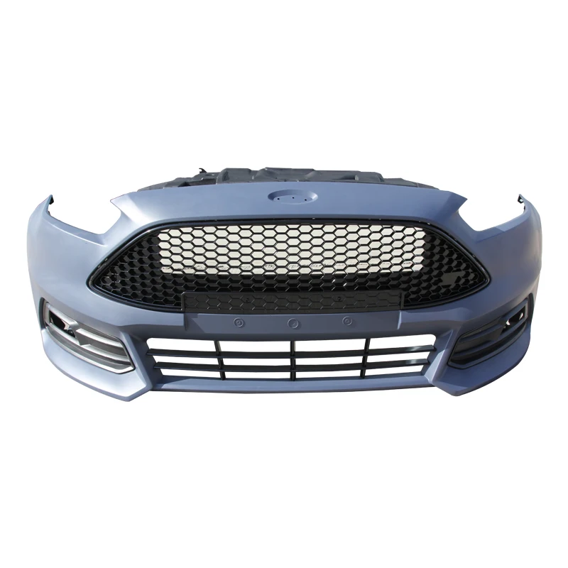 thumbnail image 2 of Painted Black Honeycomb Front Upper Grille For Ford Focus 2015 2016 2017 2018 – Direct Fit 2 of 5