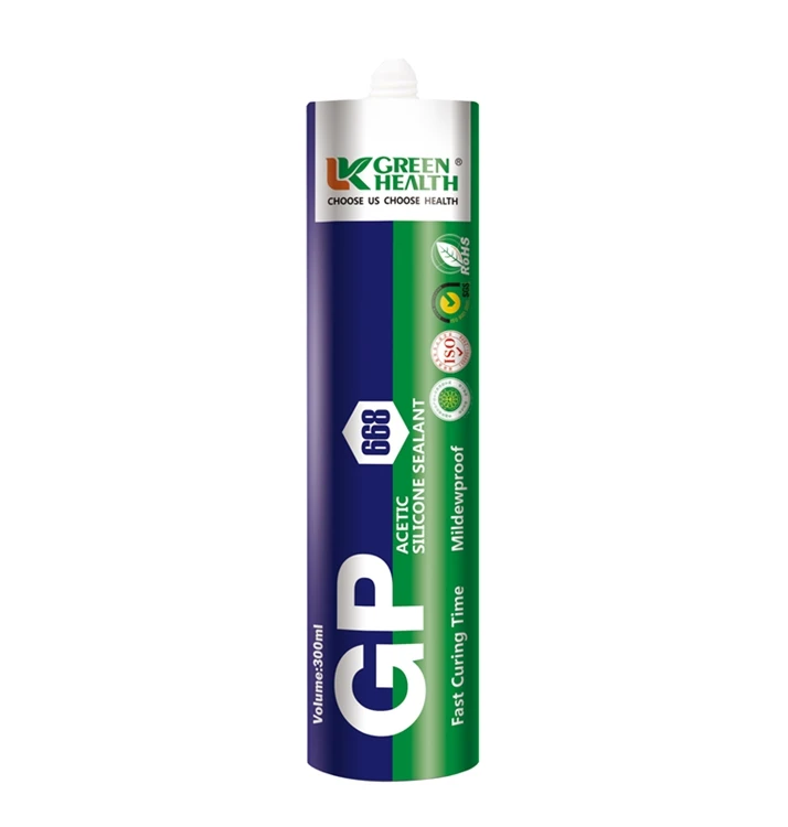 Manual Caulking Silicon Gp Mastic Gum Clear Green Kailo Adhesives
