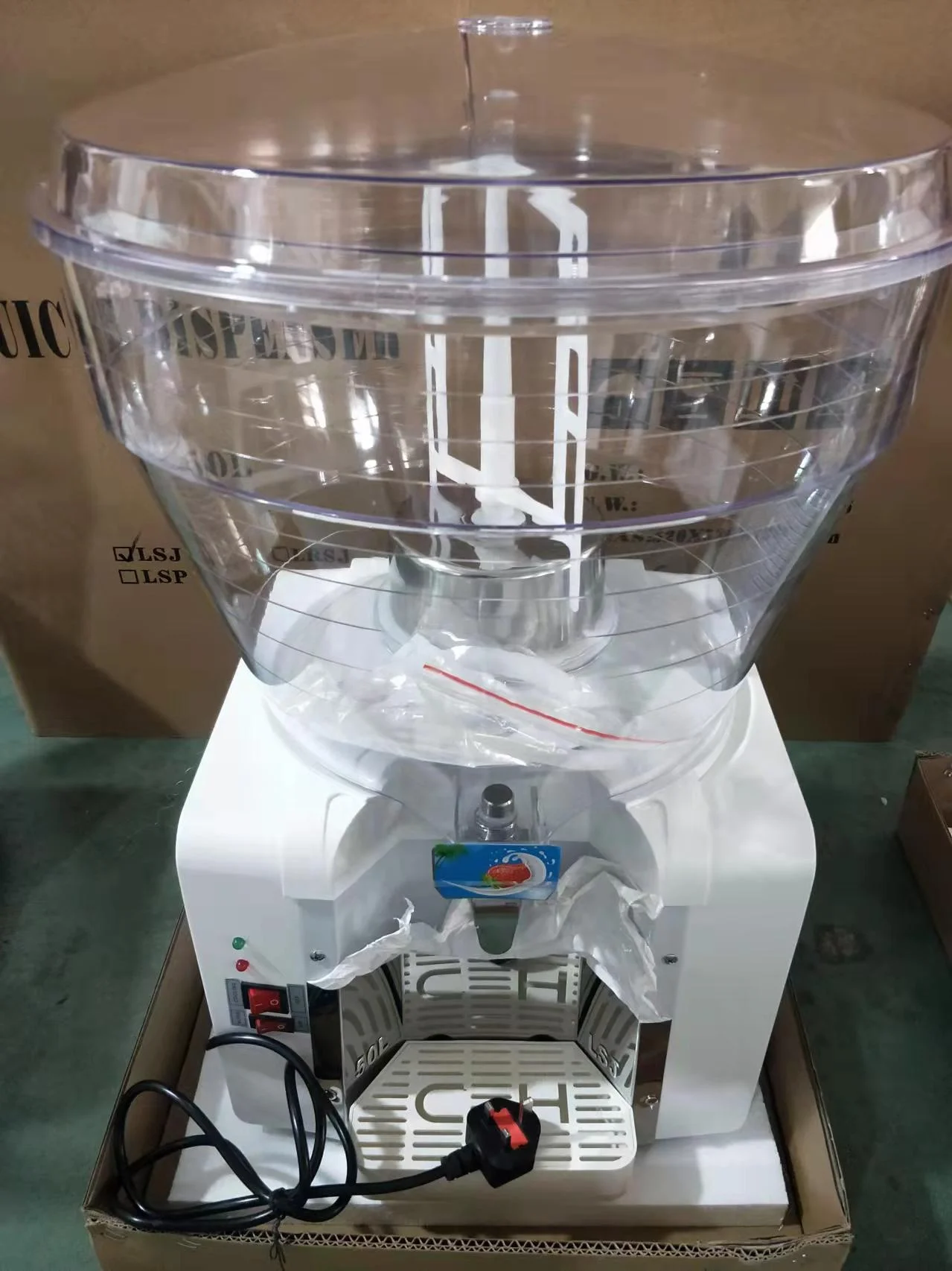 High Capacity 30L 50L Desk Top Juice Making Machines Drink Dispensers With Air Cooling