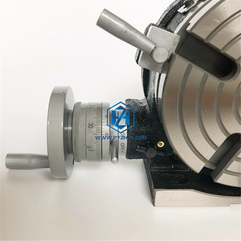 CNC Manual Rotary Table HV4 HV6 HV8 HV10 Milling Indexing Table