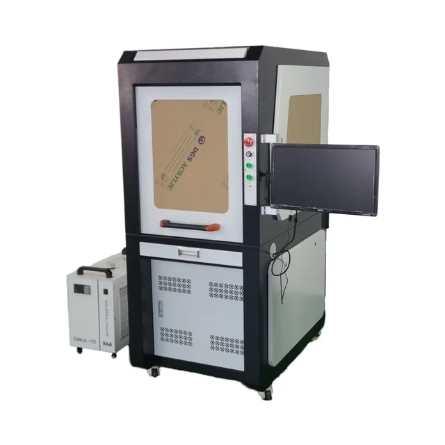 JPT Stainless Steel Fiber Laser Marking Machines 20W/30W/100W for Metal/UV Home Use with Air Cooling UV Laser Source