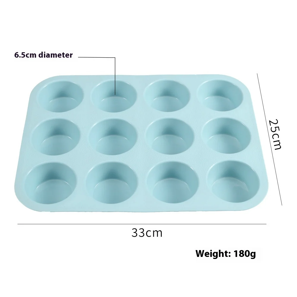 Silicone Muffin Cup and Baking Mold for Chocolate Pudding Jelly Mousse Cake Baking Tools supplier