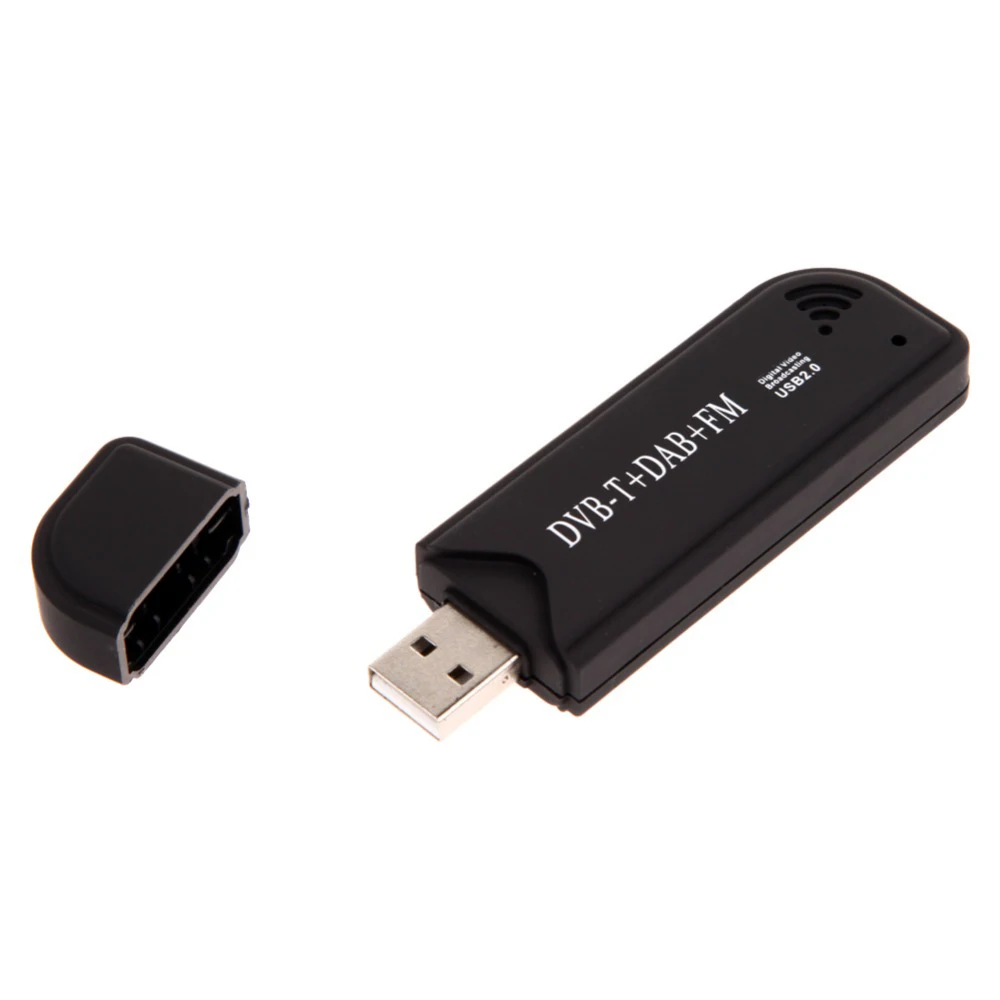
 USB 2,0 цифровой ТВ-тюнер DVB-T SDR + DAB + FM HDTV-приемник SDR TV-флешка RTL2832U + FC0012  