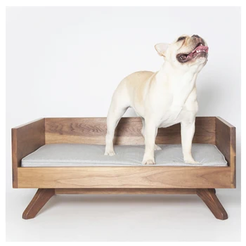 Indoor Pet Furniture Animal Products Luxury Modern Wooden Dog Sleeping ...