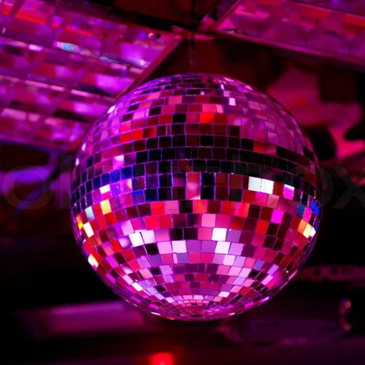 Tytlyworth Casques Disco Adulte - Décorations Disco, Boule Disco Miroir  avec Lumières,Contemplation, décorations fête Disco, Verre Miroir pour Les