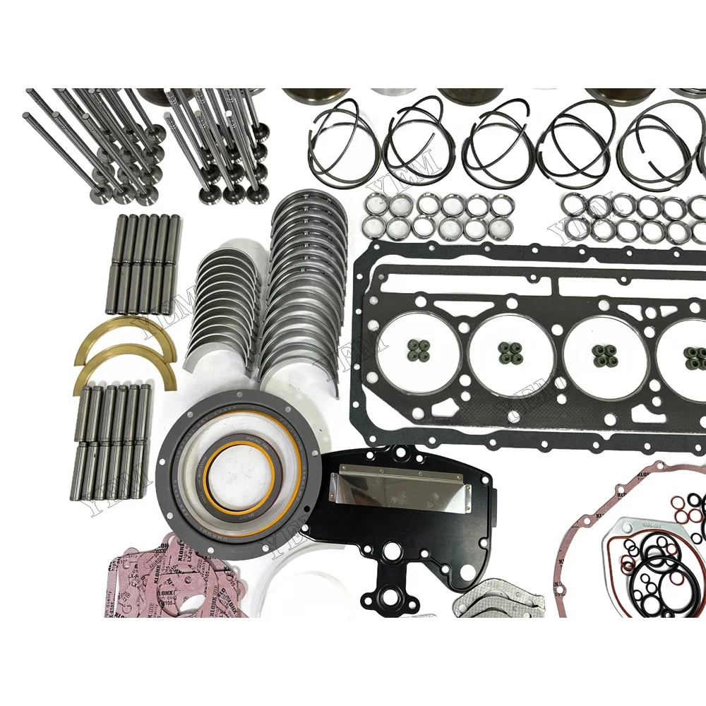Overhaul Kit With Valves Engine Bearings Cylinder Liner Piston Rings Full Gasket Kit Fit for Caterpillar C-9 Engine 4