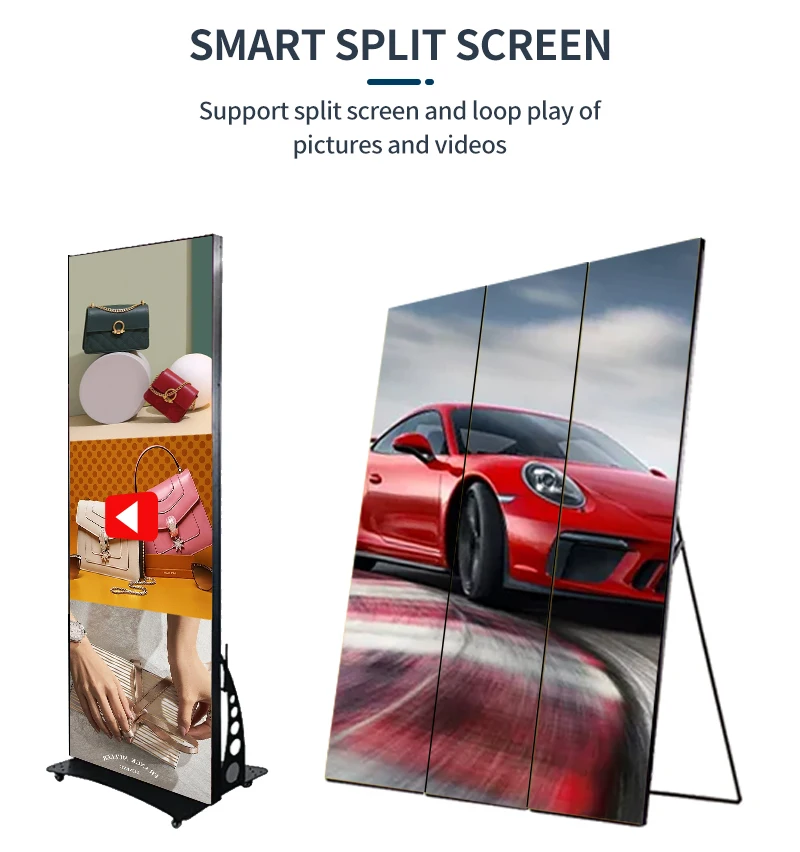Full Color Led Panel Indoor Led Portable Screen Advertising Display Led ...