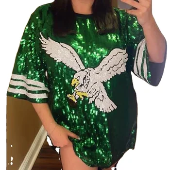 Philadelphia Football Fanatic Fans Kelly Green Jersey Dress