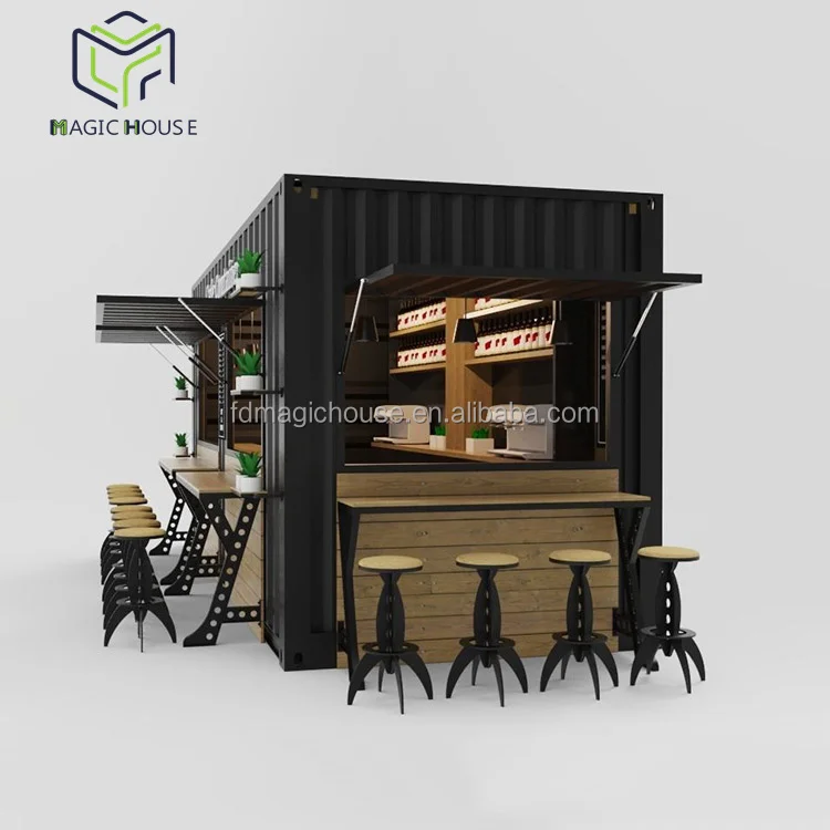 Magic House Beach bar Mobile Pop up bar Container Coffee Shop bar