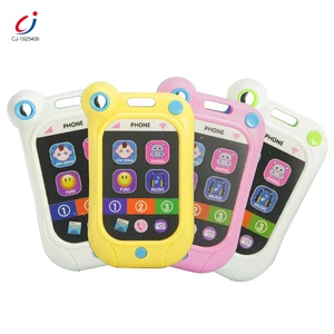 Multifunction Musical Pull String Baby Touch Learning Phone Educational Smartphone Baby Touch Screen Music Cell Phone for Baby