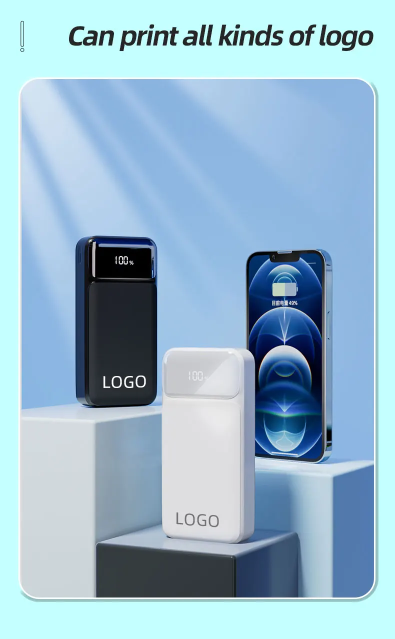 2023 Easy To Travel Carry Powerbank Univer0sal With Led Display