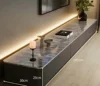 Modern grey marble board + grey cabinet