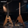 Headless V Shape 6 String Electric Guitar