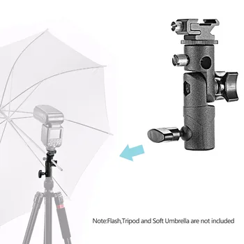 Neewer 2 Pack Professional Universal  Camera Flash Speedlite Mount Swivel Light Stand Bracket Umbrella Holder for product image