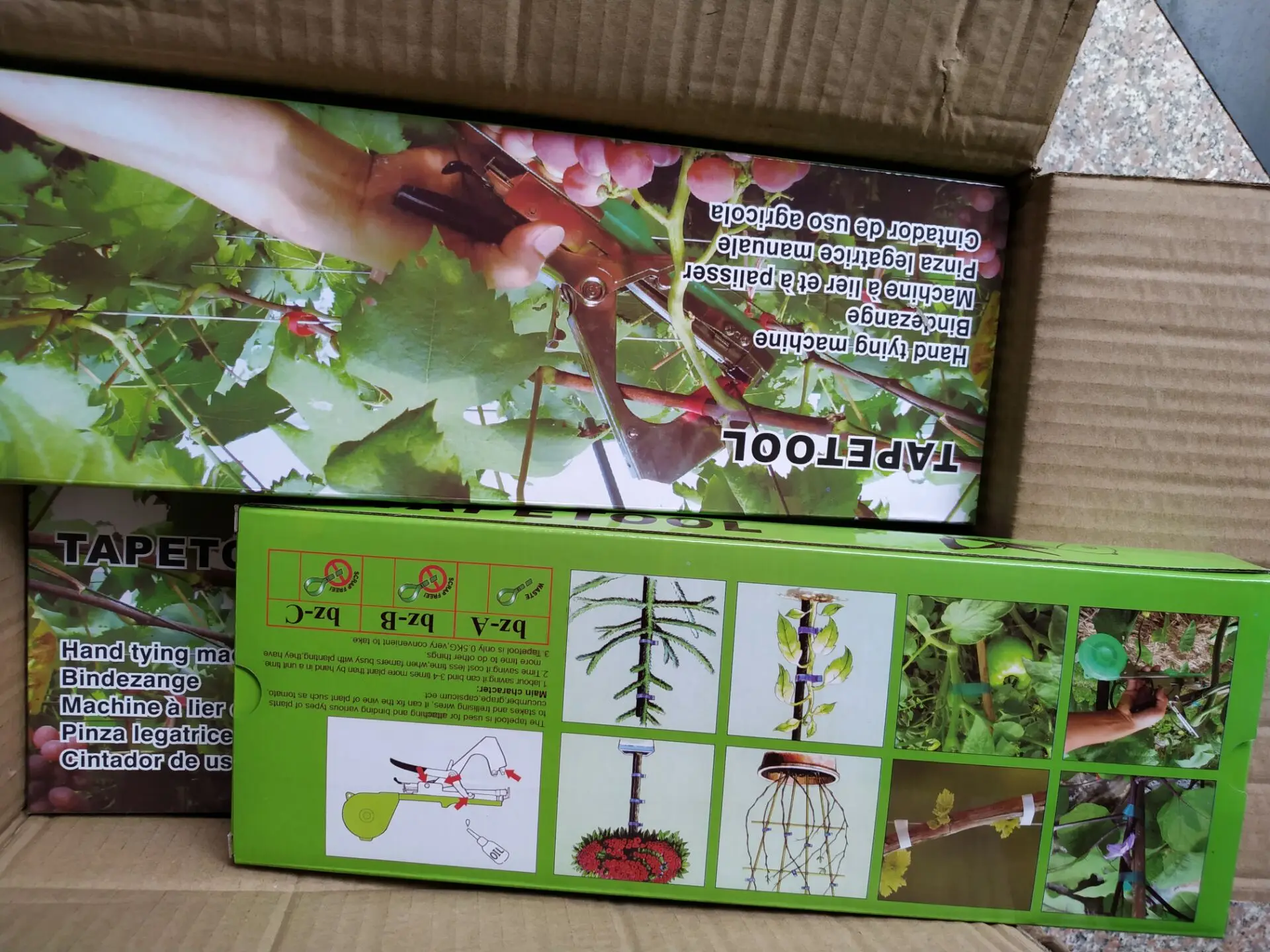 Garden Tying Tapetool Tapener Vine Branch Machine Plant Branch Hand Cutter Tools