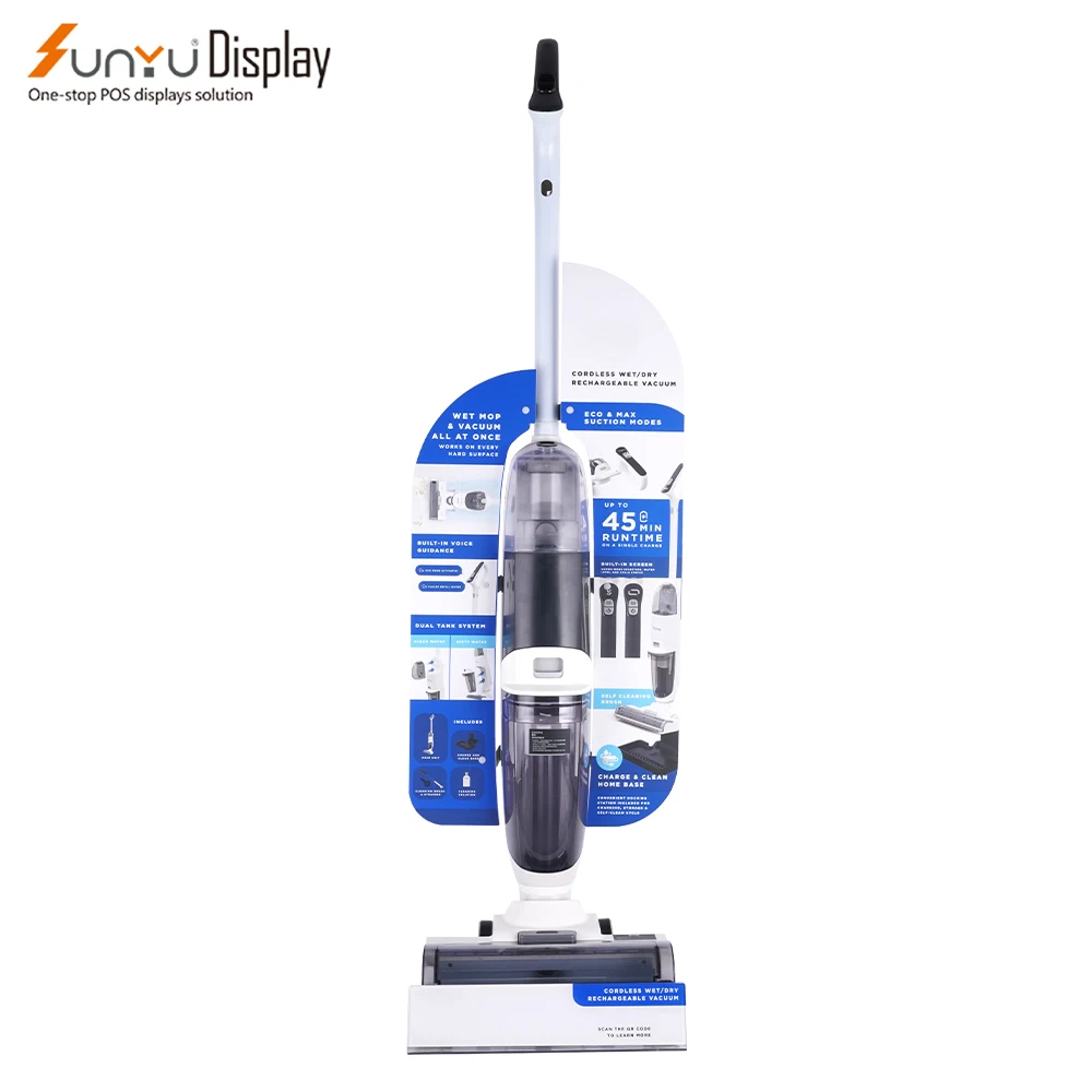 Factory Wholesale Vacuum cleaner Display Stand Custom Supermarket Store Display Holder Rack