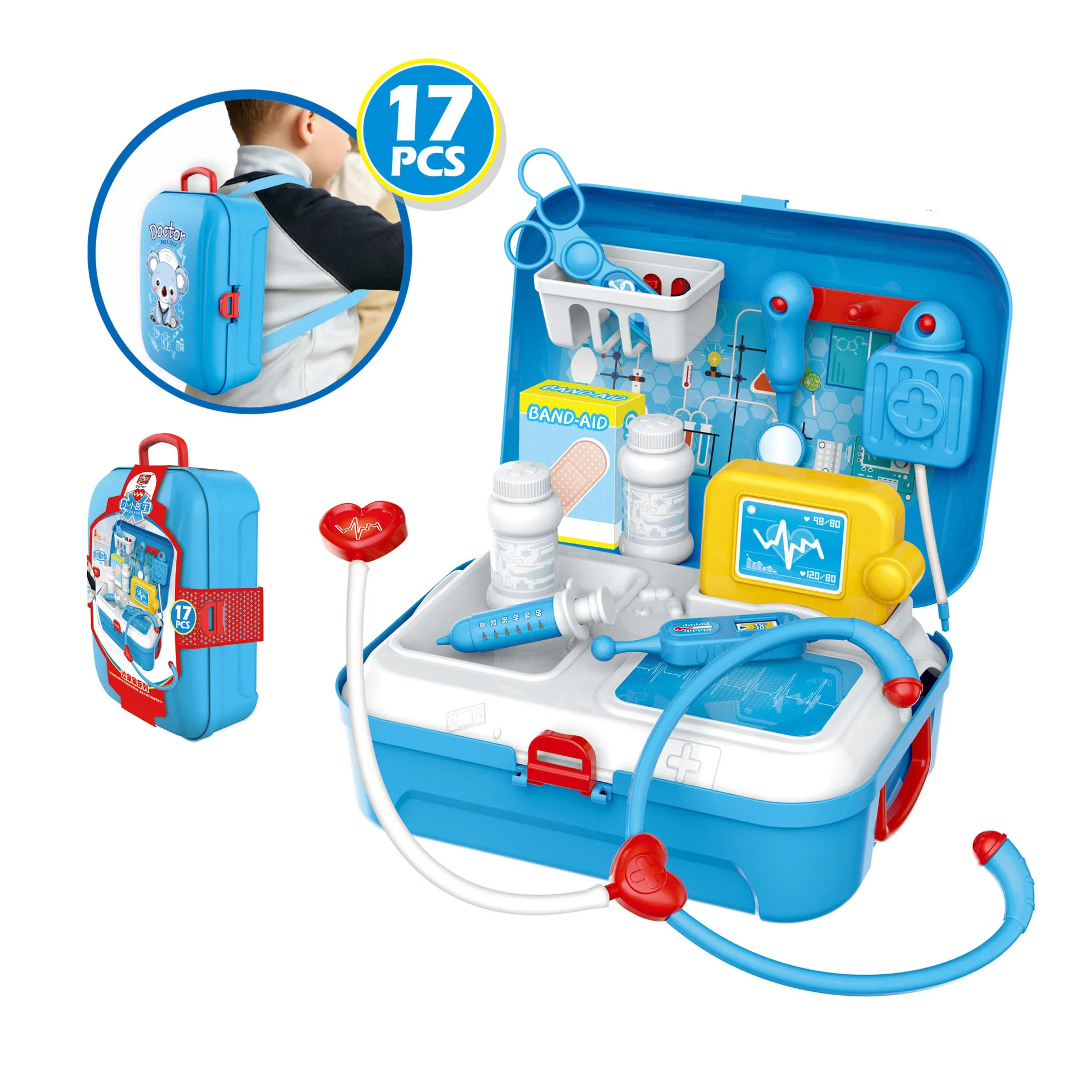Оптовая продажа дизайнерский чемодан игровой операционный стол Детские докторские