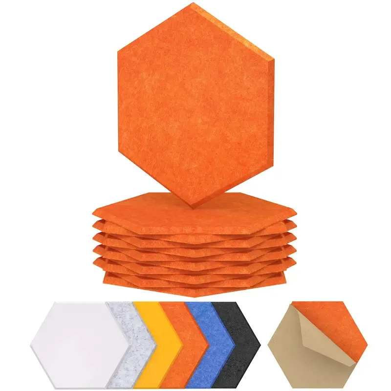 New Arrival Polyester Flame Retardant Pet Felt Acoustic Panel Modern Design Style Sound Absorbing Material