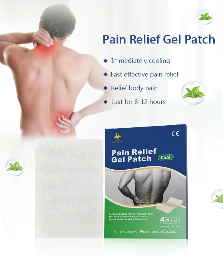 Hot Sell New Products Cooling Gel Pain Relieve Patch for Back Pain Relief -  China cooling gel patch, Wholesale Price Cooling Gel Patch
