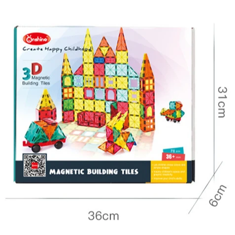 Высококачественная цветная Магнитная пленка с окошком, 78 шт. в комплекте, магнитные детские развивающие игрушки