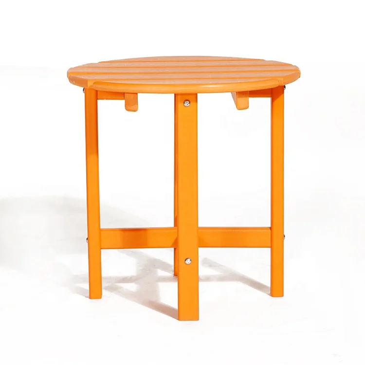 Adirondack Outdoor Side Table 2tier White Poly Patio End Table Weather