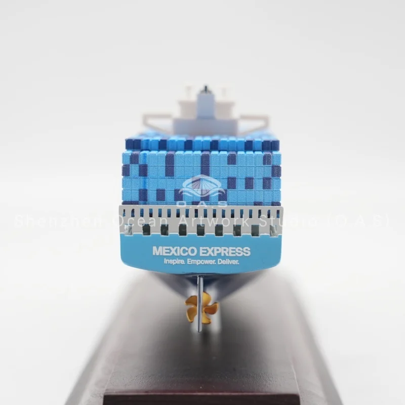 Container ship model and COSCO model, custom made with realistic simulation details. High‑quality ABS material ensures durability and precise craftsmanship. Perfect as a business gift, promotional item, or office decoration. Custom logos, colors, and sizes available to meet your branding needs. Ideal for logistics companies, shipping agencies, and maritime enthusiasts seeking premium model solutions.Amber@vesselmodel.com Tel: +86 18038048785